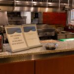 The sign is promoting a kosher hot lunch pilot program in the Quincy House dining hall, which began in the fall of 2021.